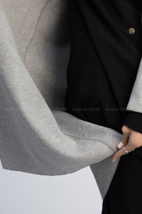 Пальто alinashoes серый купить,NaN