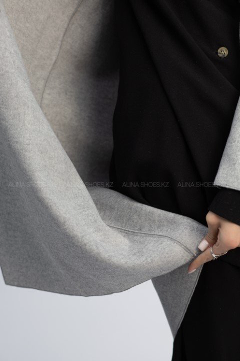 Пальто alinashoes серый купить,NaN