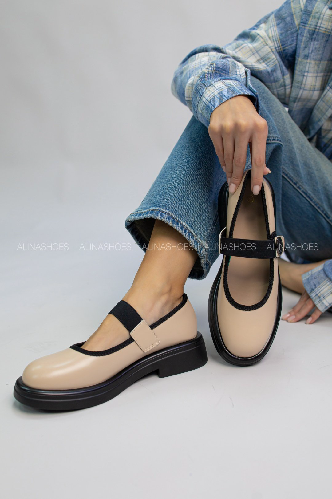 Лоферы alinashoes brown 38 купить,NaN