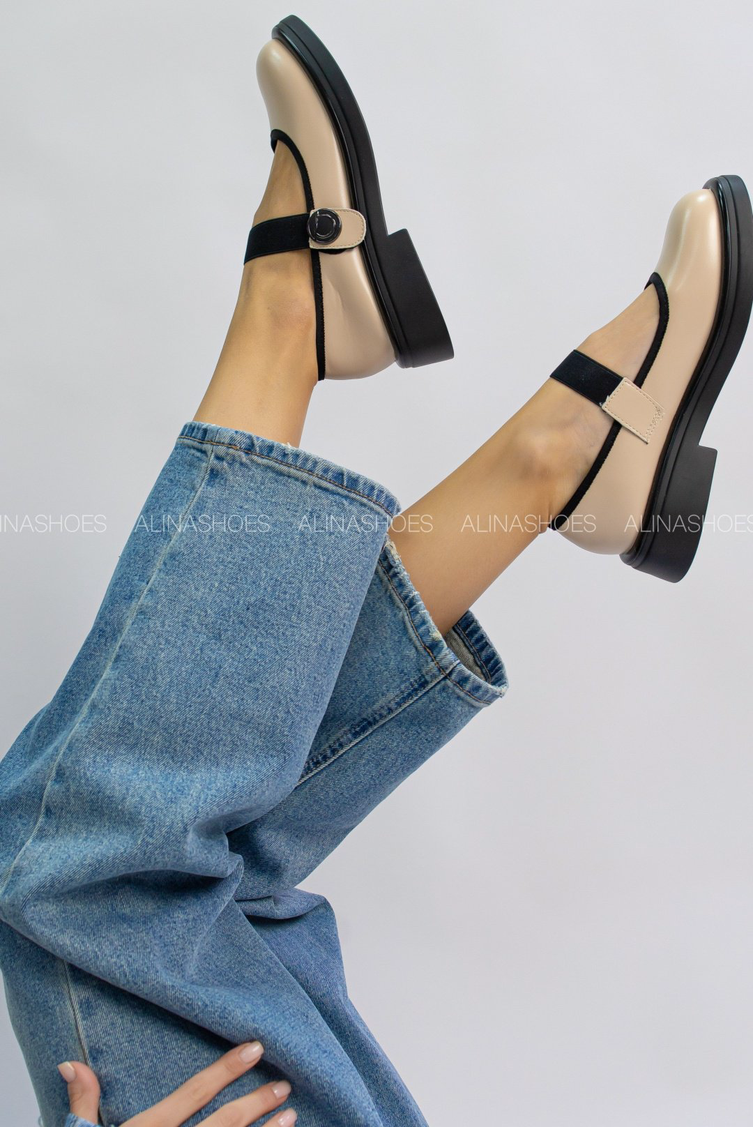 Лоферы alinashoes brown 38 купить,NaN