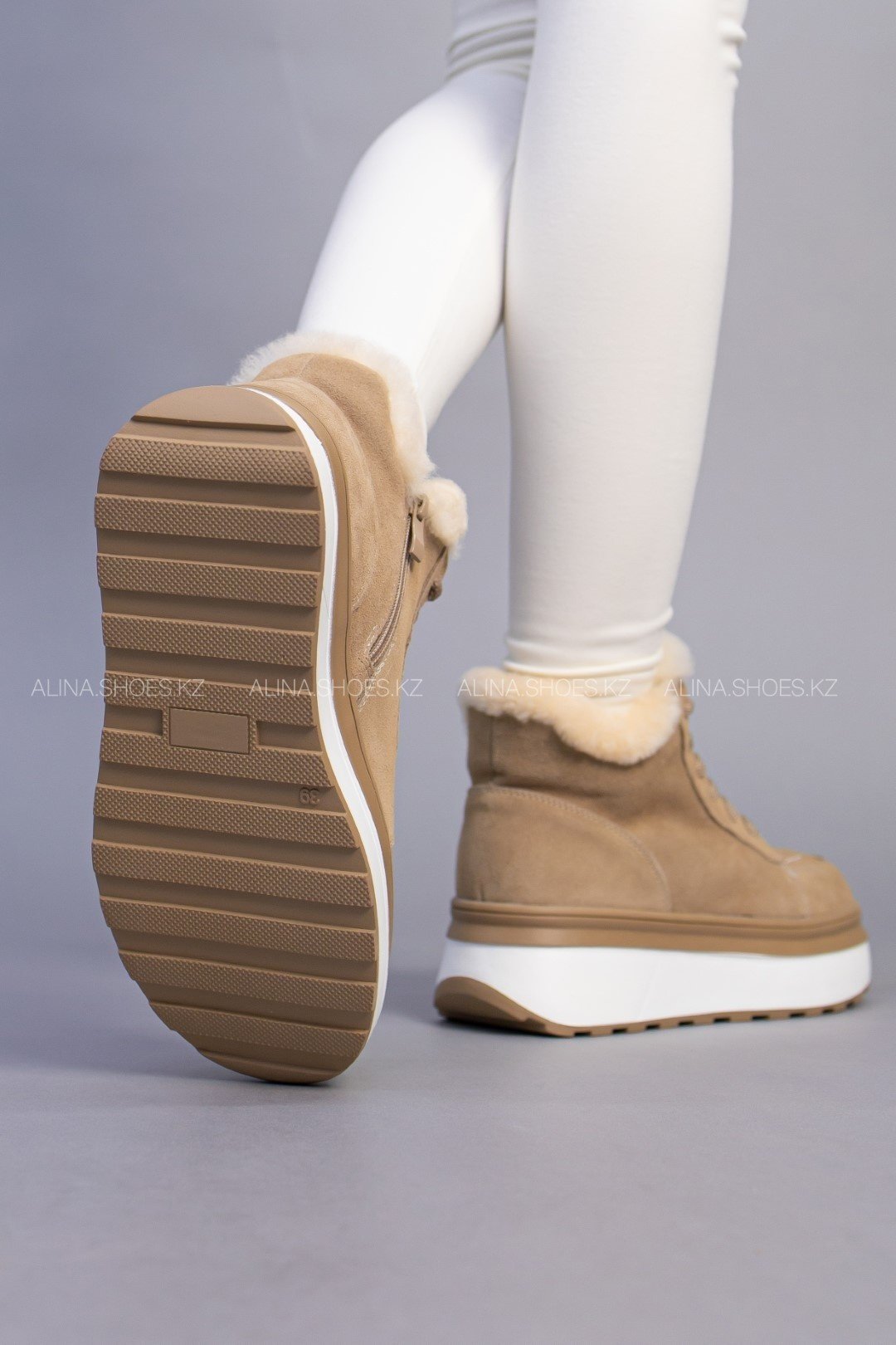 Кроссовки alinashoes бежевый купить,NaN