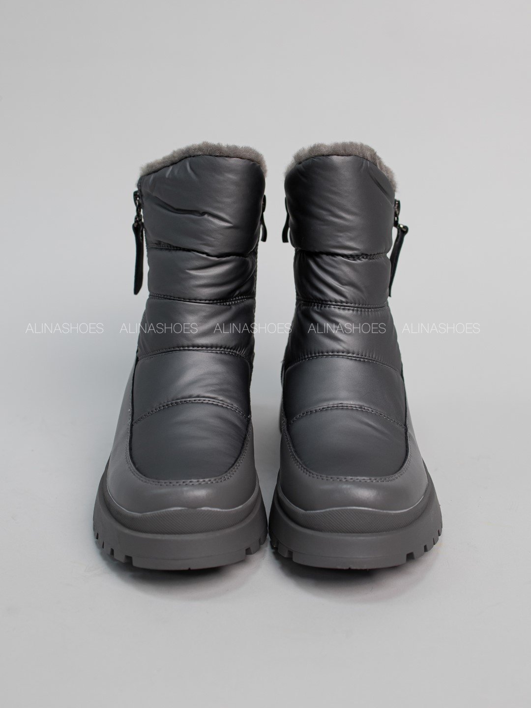 Дутики alinashoes серый купить,NaN