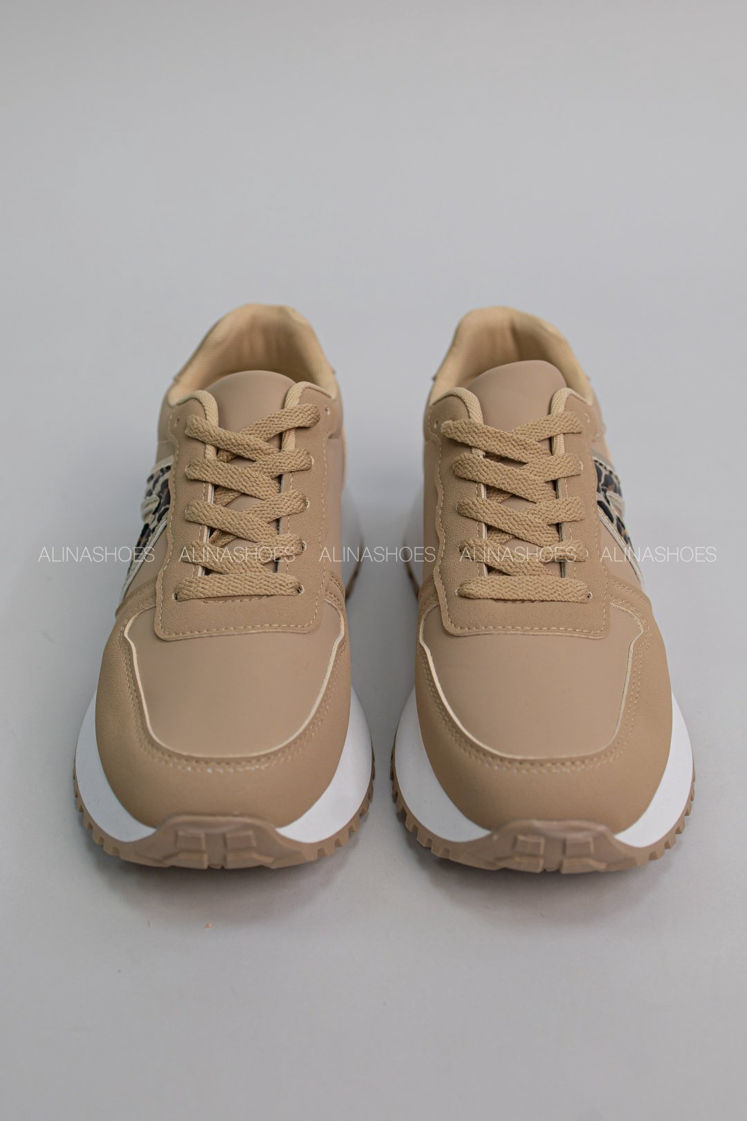 Кроссовки alinashoes бежевый купить,NaN