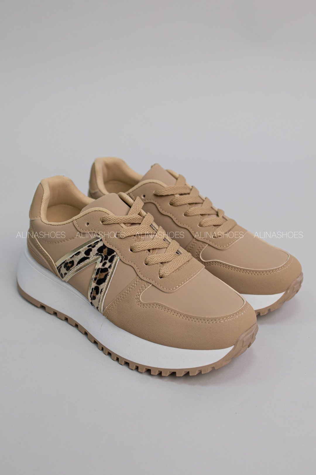 Кроссовки alinashoes бежевый купить,NaN