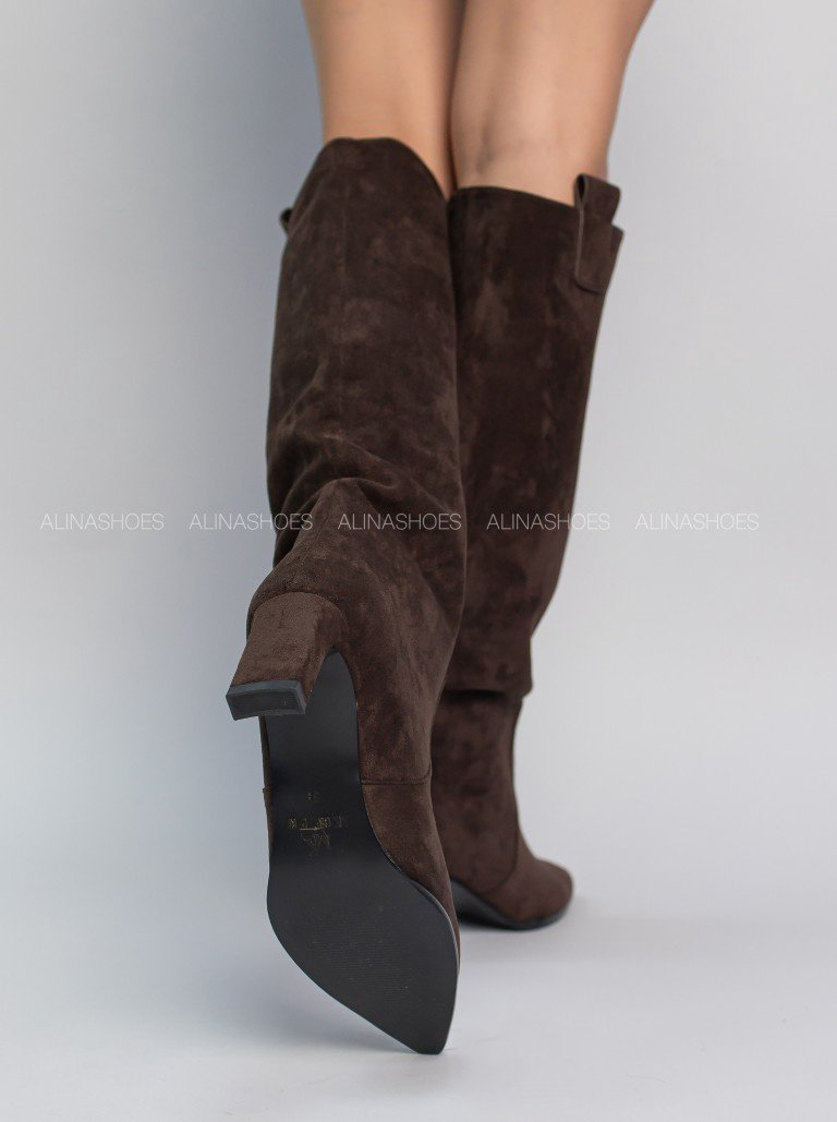 Сапоги alinashoes brown 36 купить,NaN