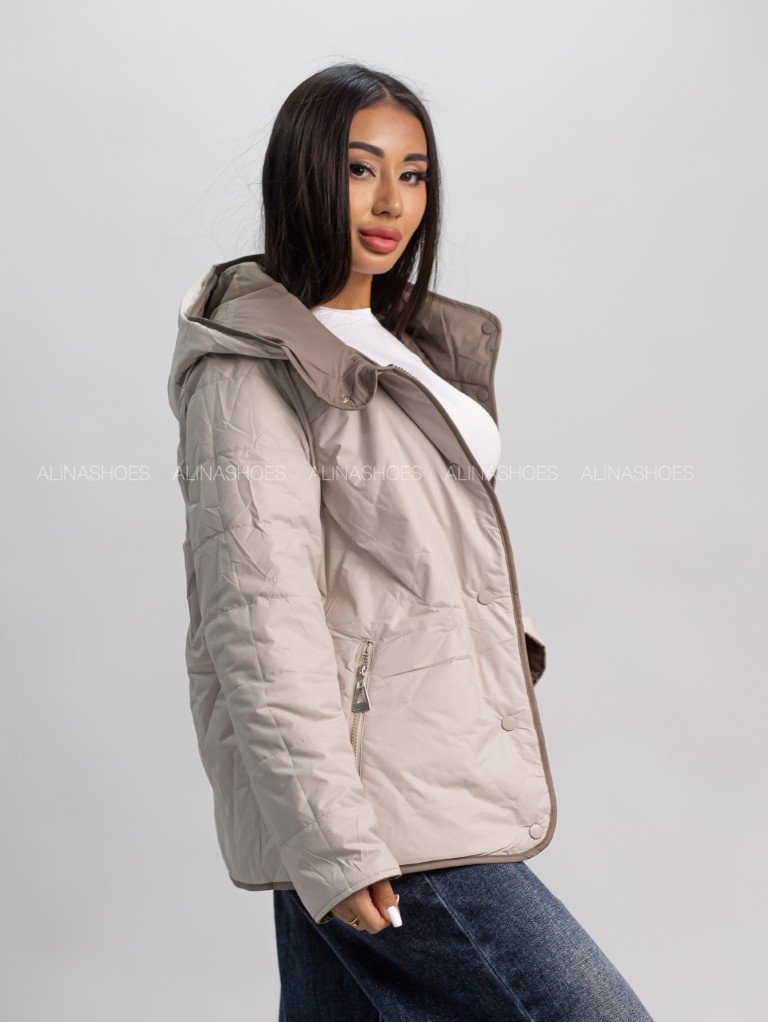 Демисезонная куртка alinashoes коричневый купить,NaN