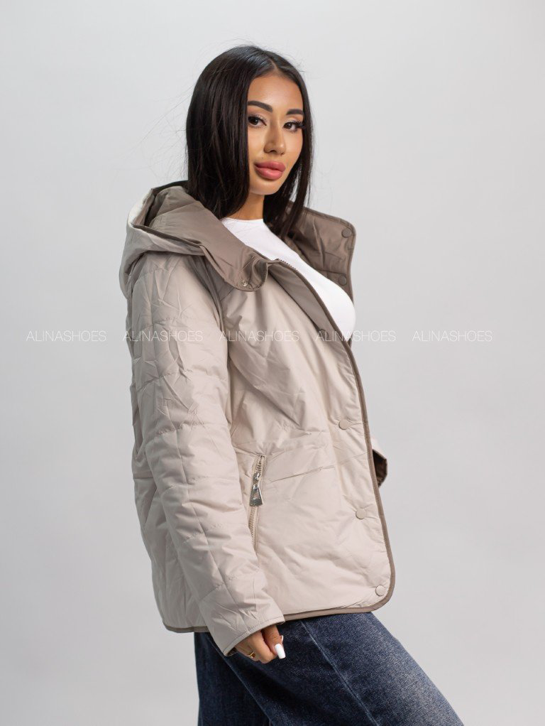 Демисезонная куртка alinashoes коричневый купить,NaN