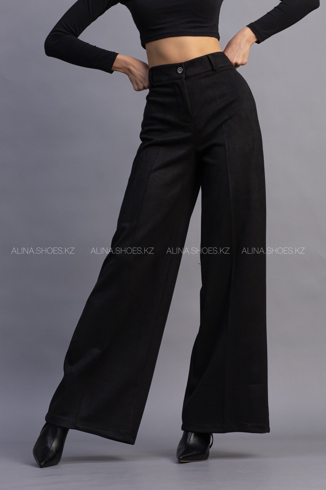 Повседневные брюки alinashoes черный купить,NaN