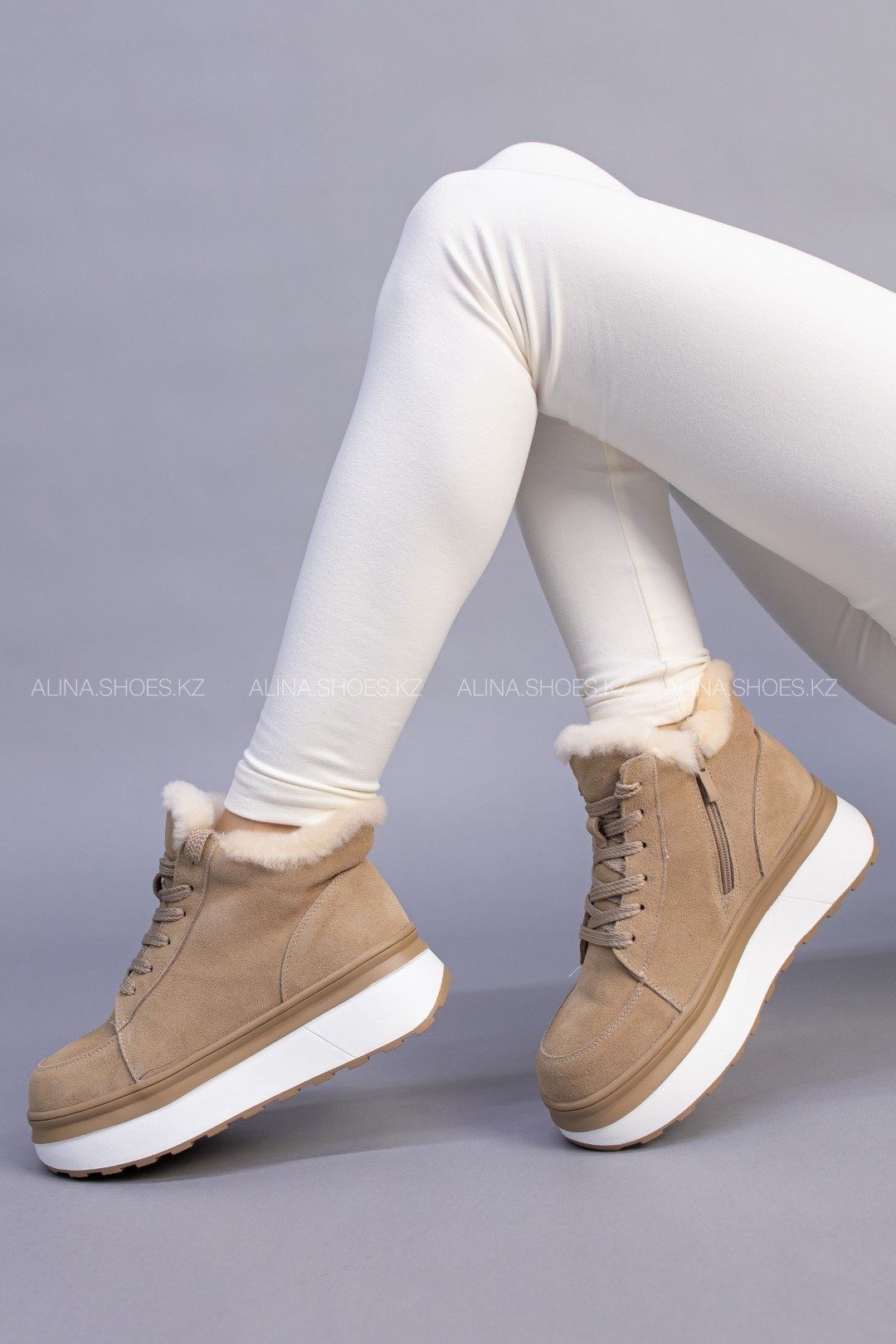 Кроссовки alinashoes бежевый купить,NaN