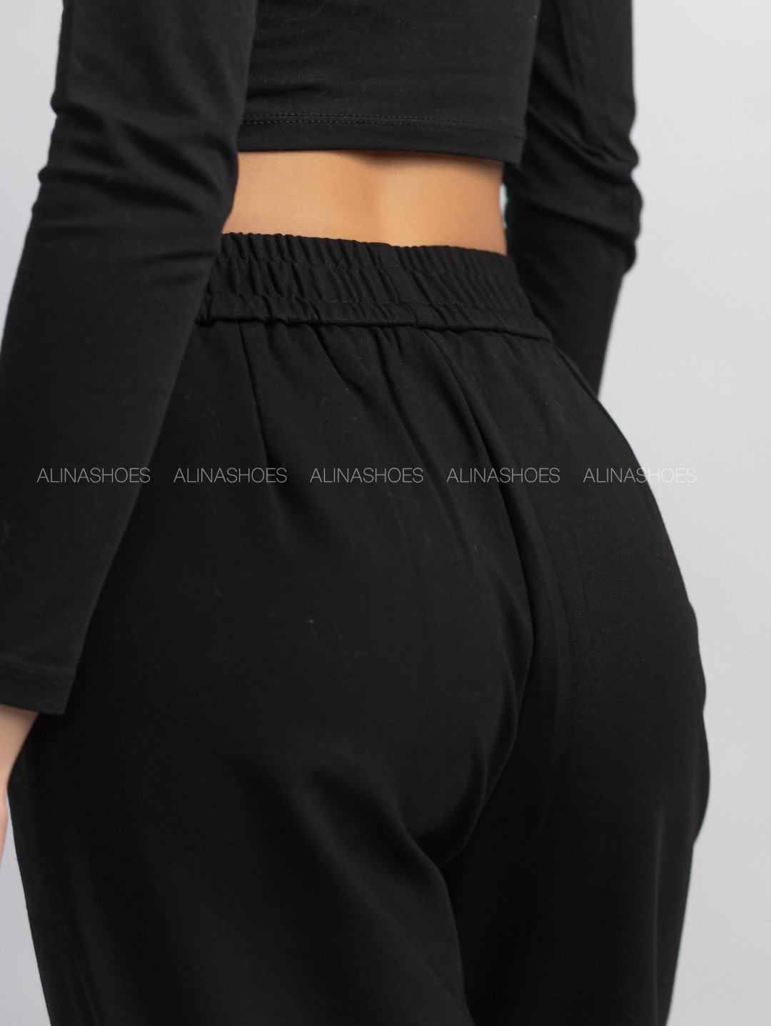 Повседневные брюки alinashoes черный купить,NaN