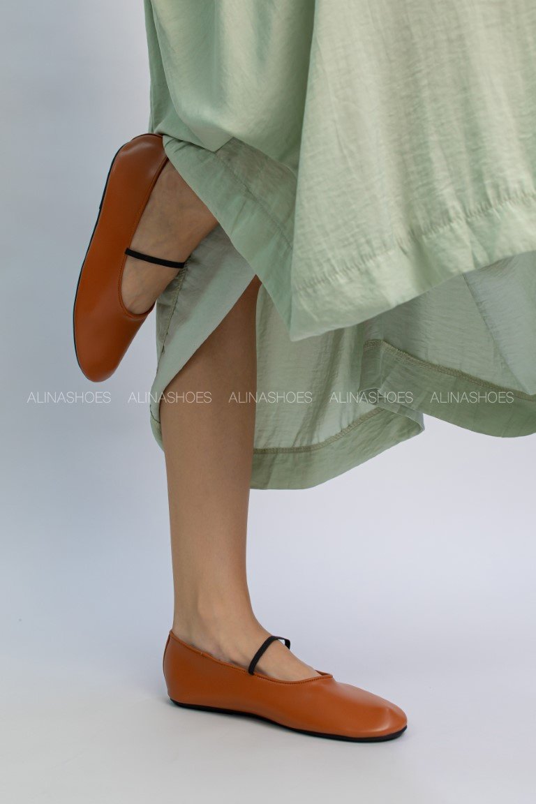 Балетки alinashoes brown 39 купить,NaN