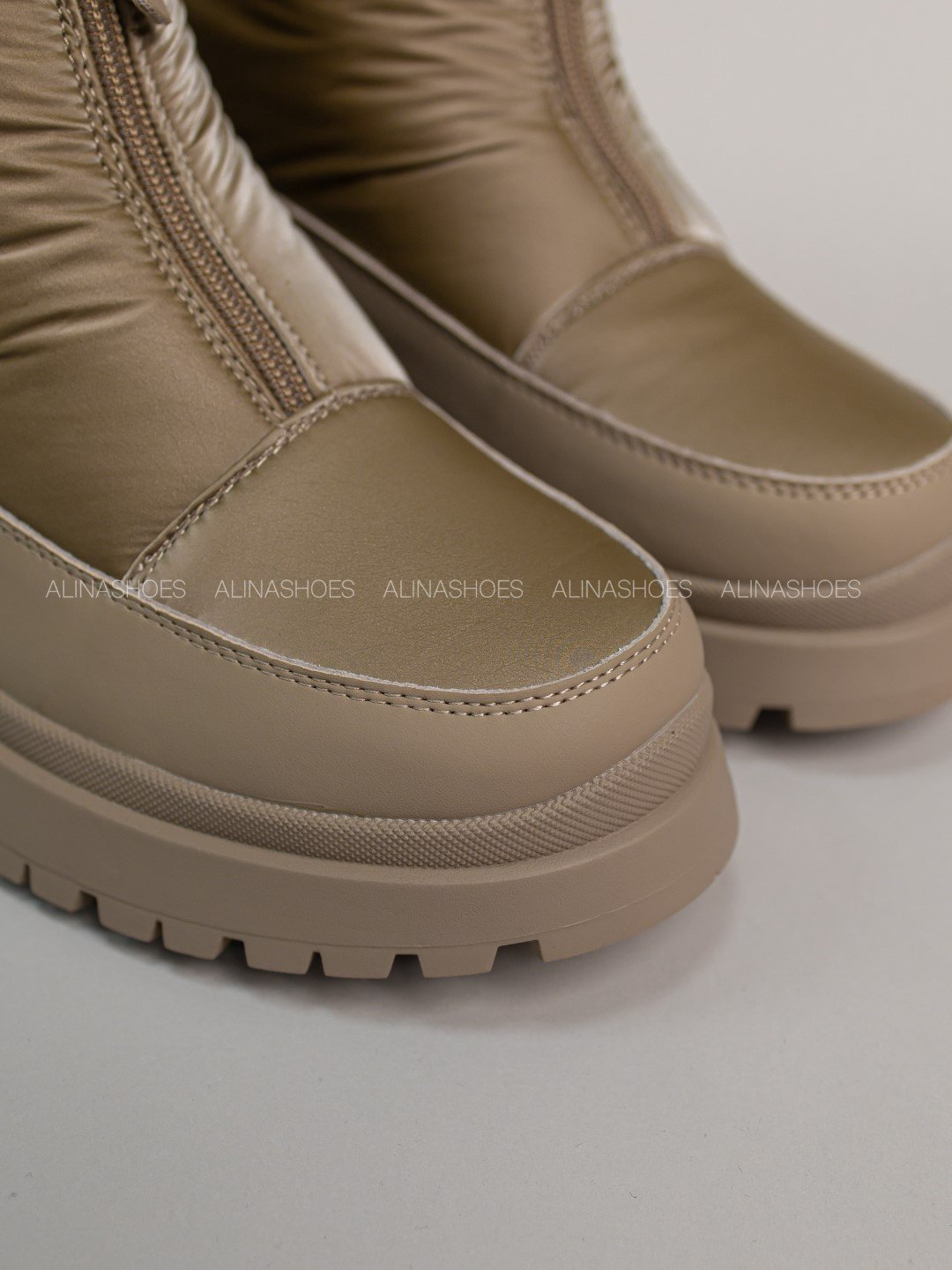 Дутики alinashoes бежевый купить,NaN