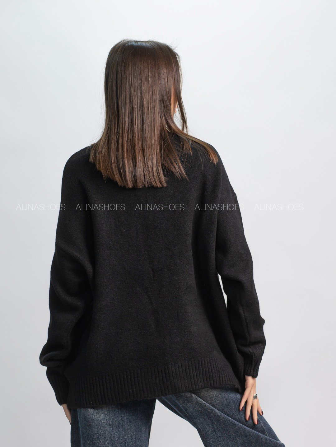 Джемпер alinashoes черный купить,NaN