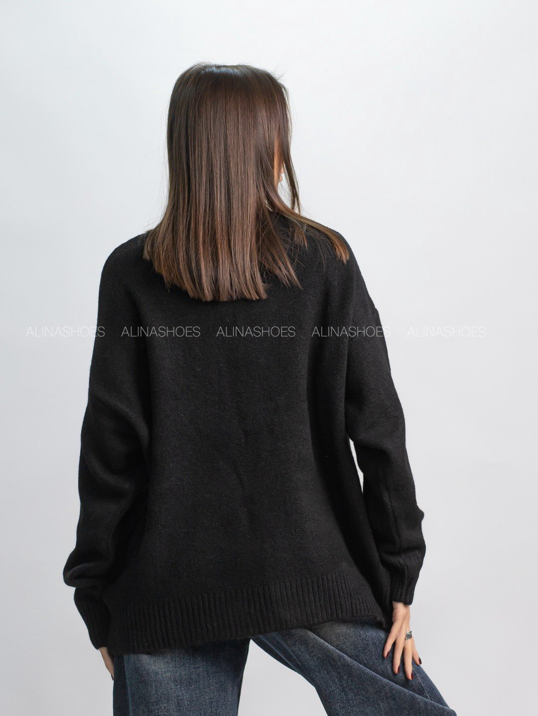 Джемпер alinashoes черный купить,NaN