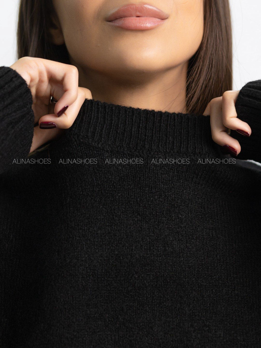 Джемпер alinashoes черный купить,NaN