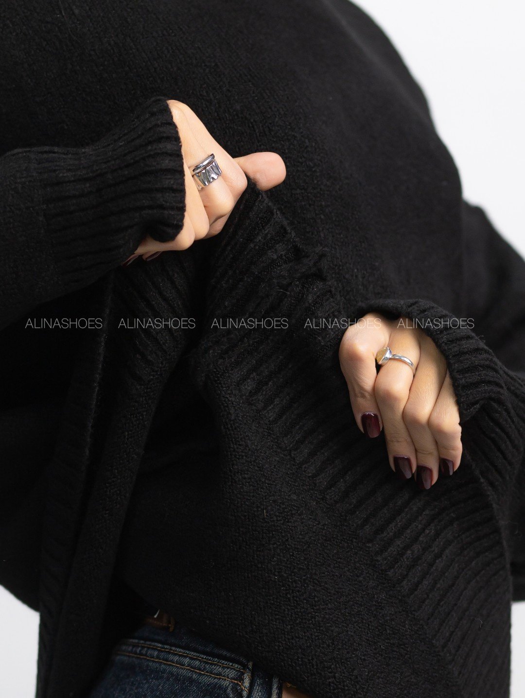 Джемпер alinashoes черный купить,NaN