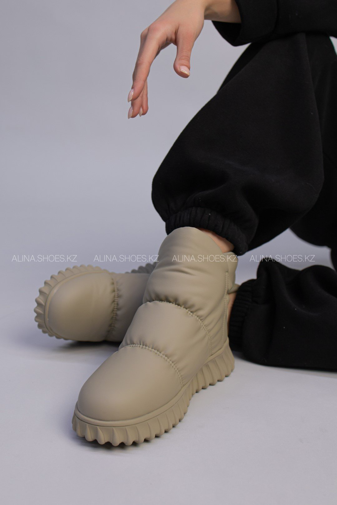 Дутики alinashoes хаки купить,NaN