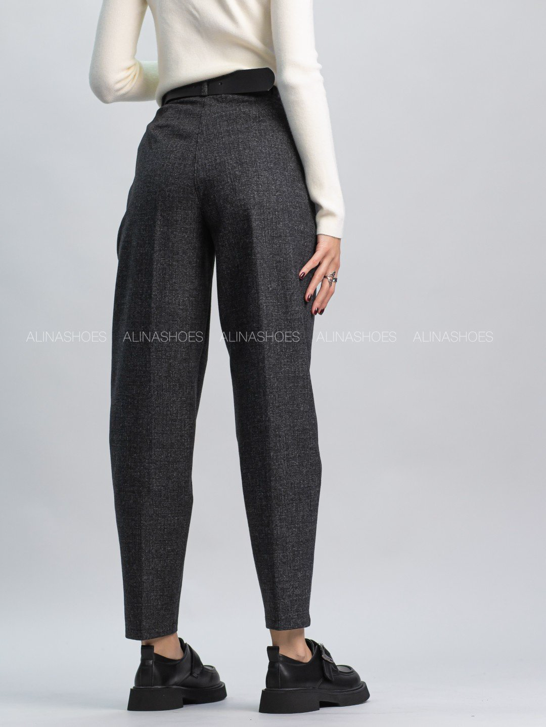 Повседневные брюки alinashoes серый купить,NaN