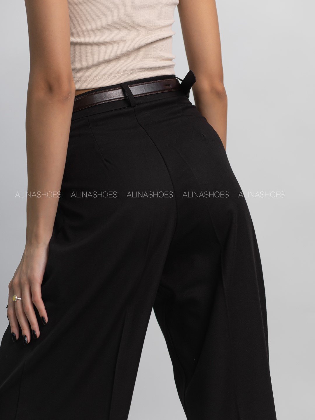 Повседневные брюки alinashoes черный купить,NaN