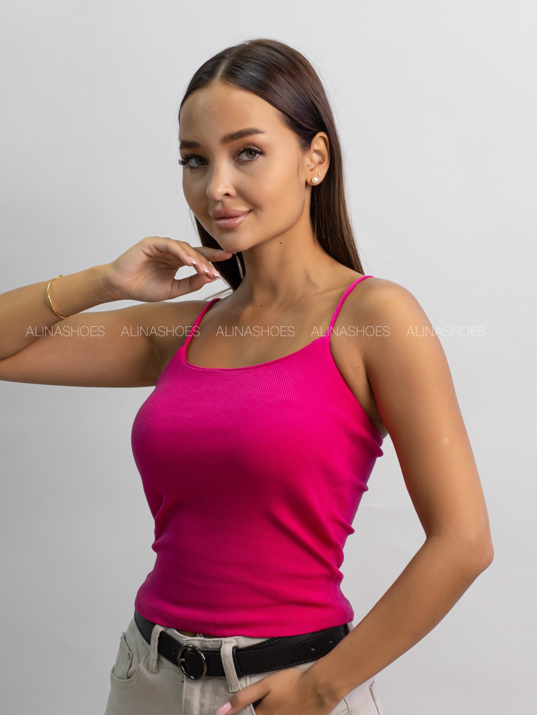 Майка alinashoes фуксия M купить,NaN