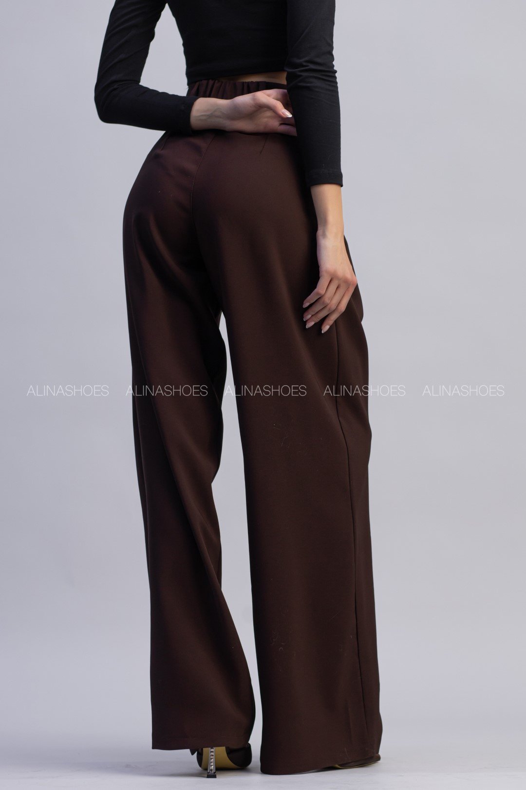 Повседневные брюки alinashoes коричневый купить,NaN