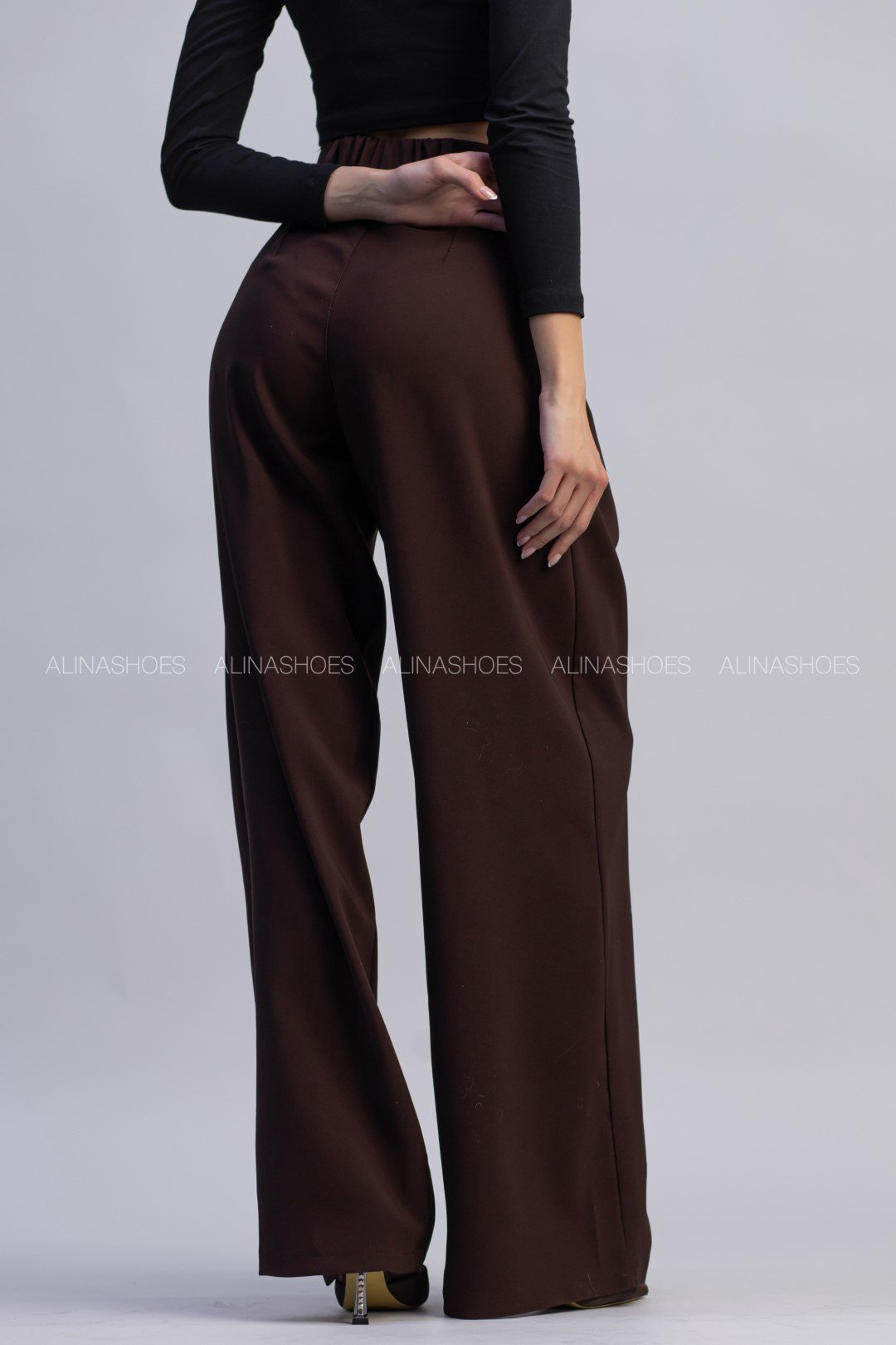 Повседневные брюки alinashoes коричневый купить,NaN