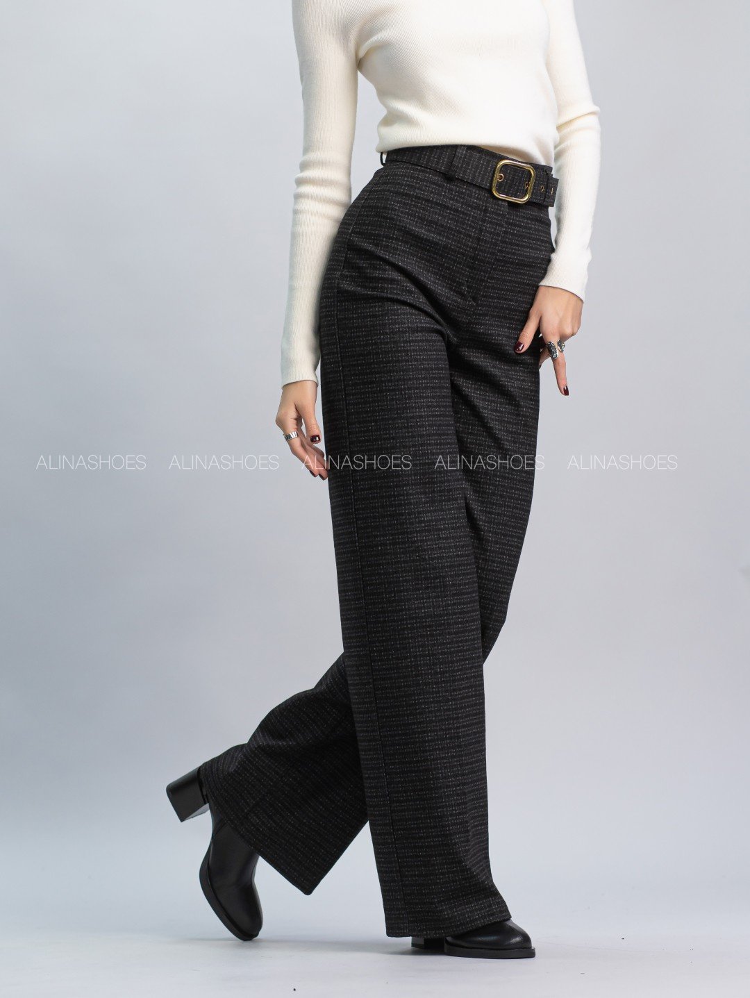Повседневные брюки alinashoes графит купить,NaN
