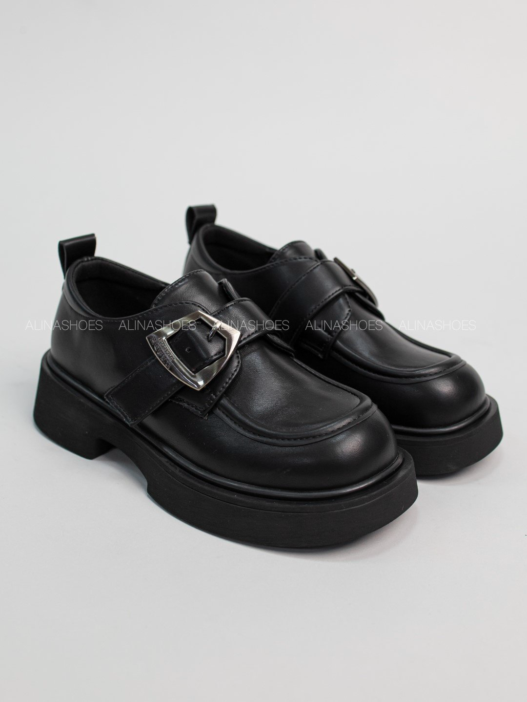 Лоферы alinashoes black 39 купить,NaN