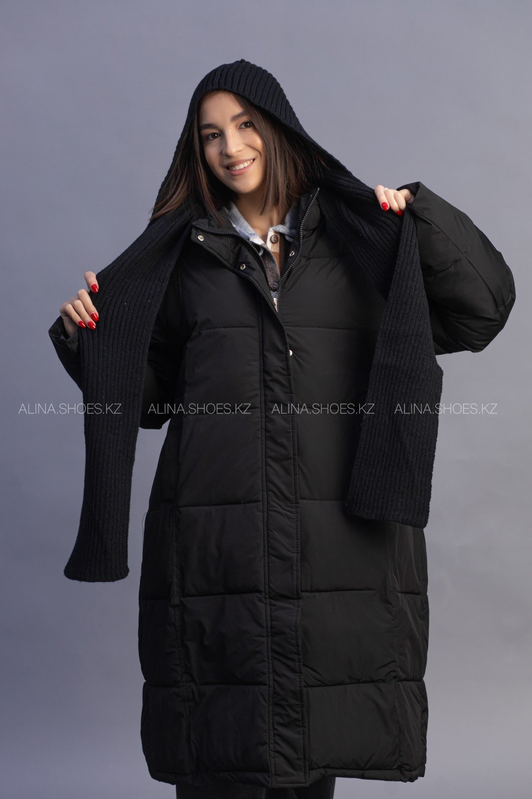 Зимняя куртка alinashoes черный купить,NaN