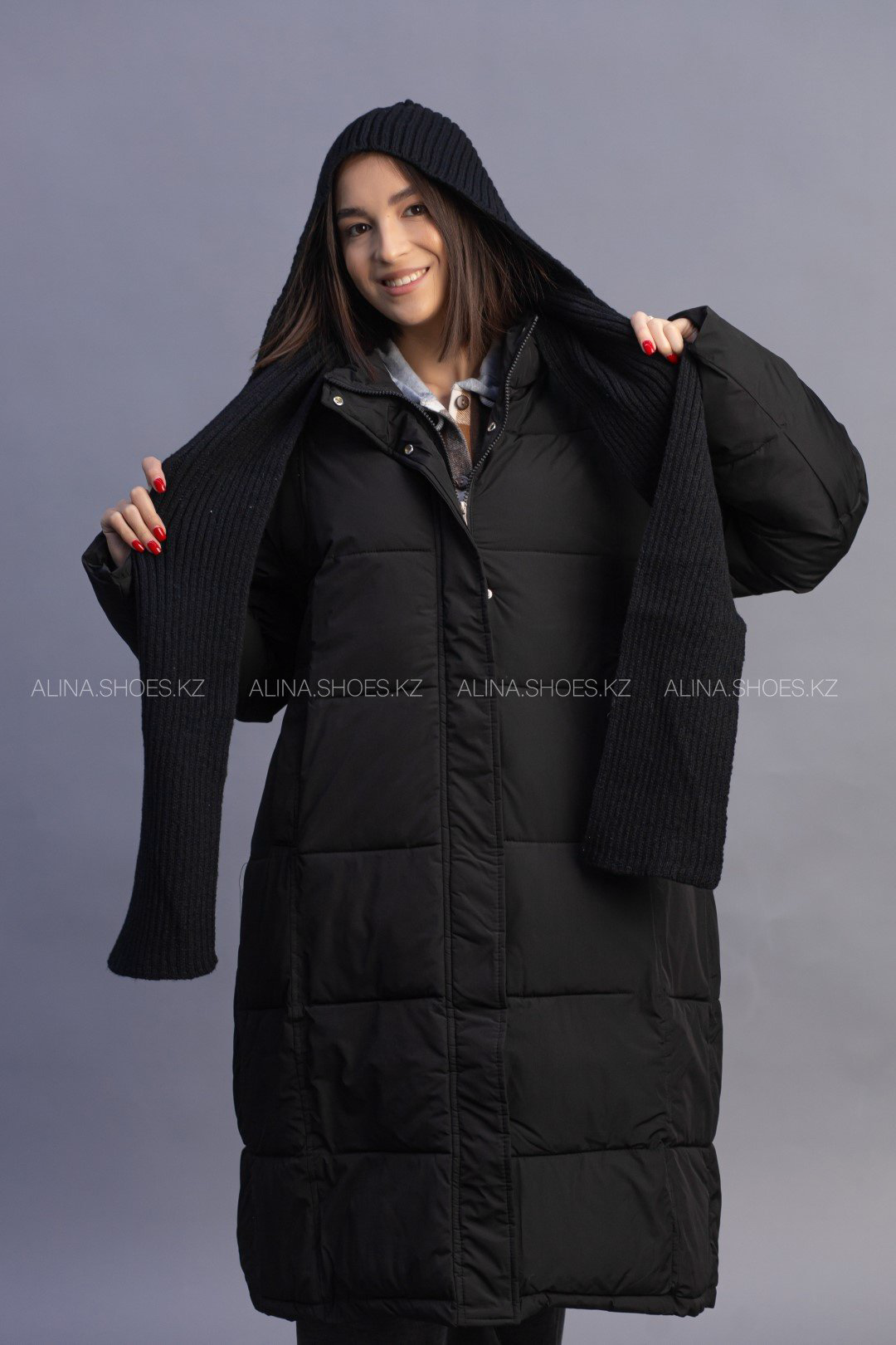 Зимняя куртка alinashoes черный купить,NaN