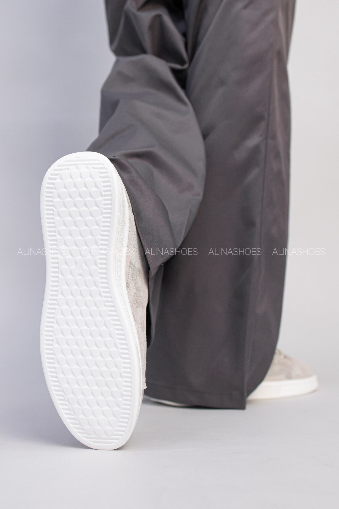 Кеды alinashoes серый купить,NaN