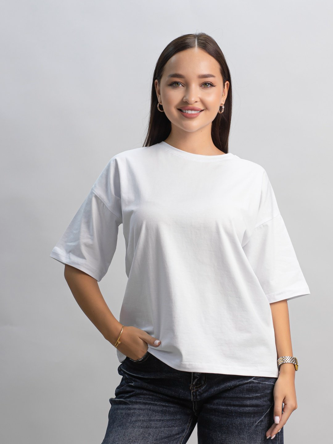 Футболка alinashoes без принта белая one size купить,NaN
