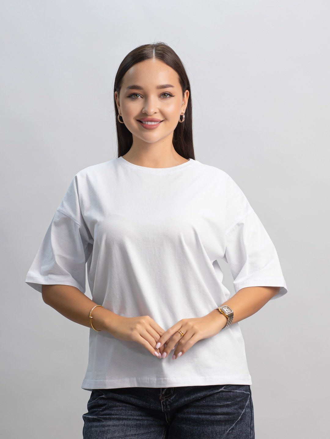 Футболка alinashoes без принта белая one size купить,NaN