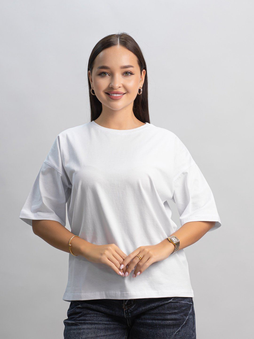 Футболка alinashoes без принта белая one size купить,NaN