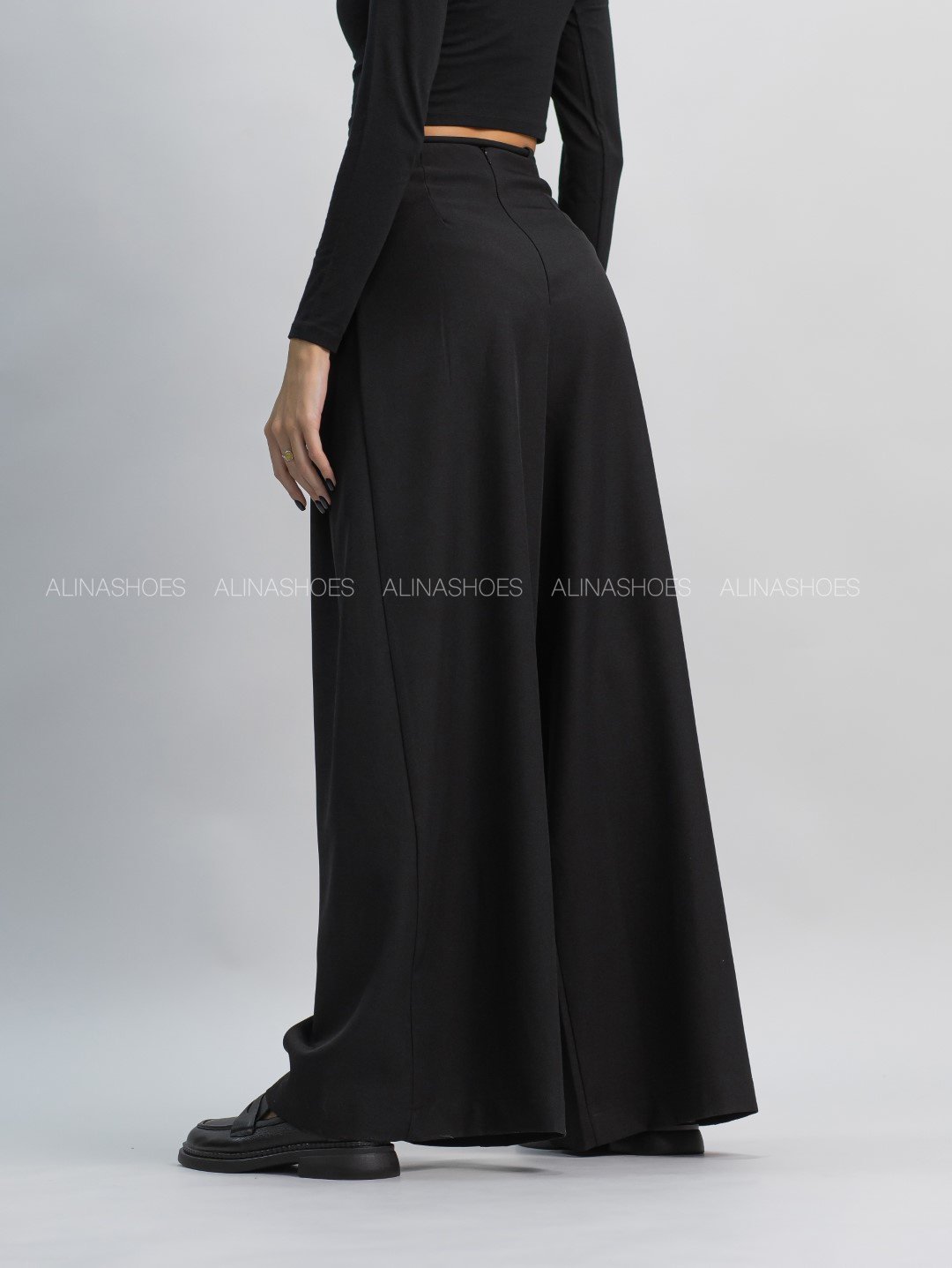 Палаццо alinashoes черный купить,NaN
