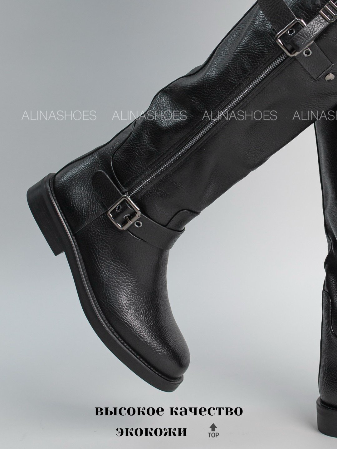 Сапоги alinashoes black 37 купить,NaN
