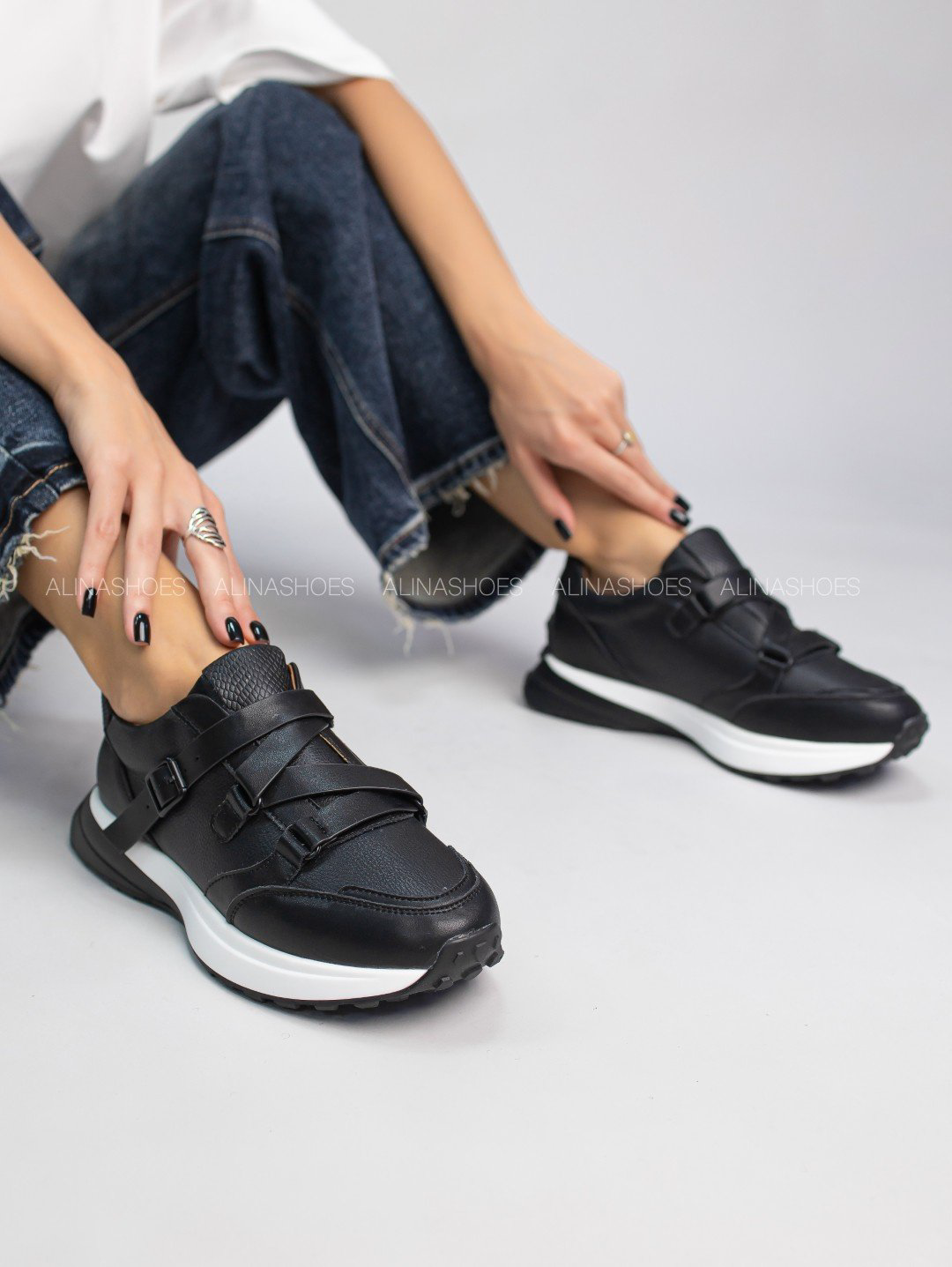 Кроссовки alinashoes кроссовки черный купить,NaN