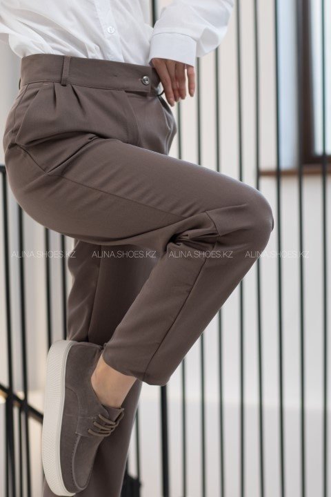Повседневные брюки alinashoes коричневый купить,NaN