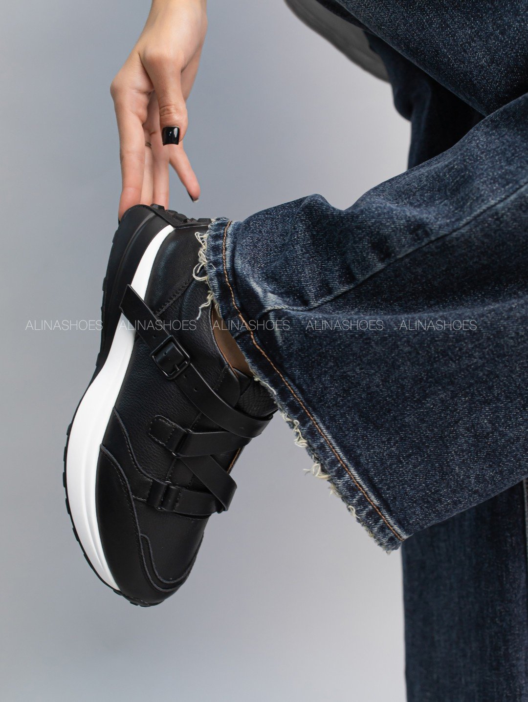 Кроссовки alinashoes кроссовки черный купить,NaN