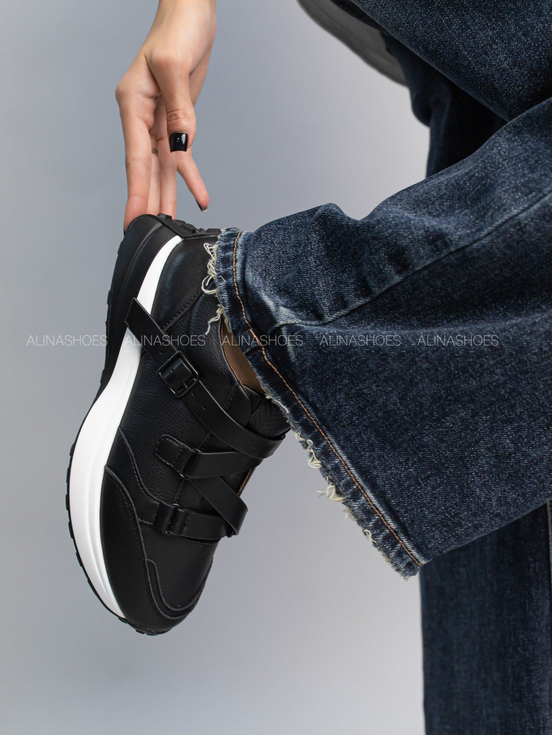 Кроссовки alinashoes кроссовки черный купить,NaN