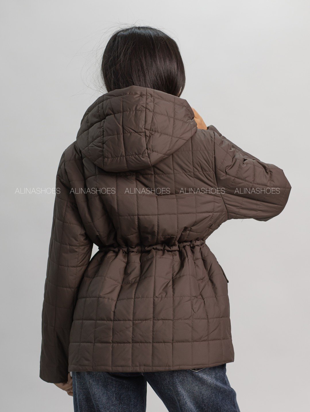 Демисезонная куртка alinashoes темно-коричневый купить,NaN