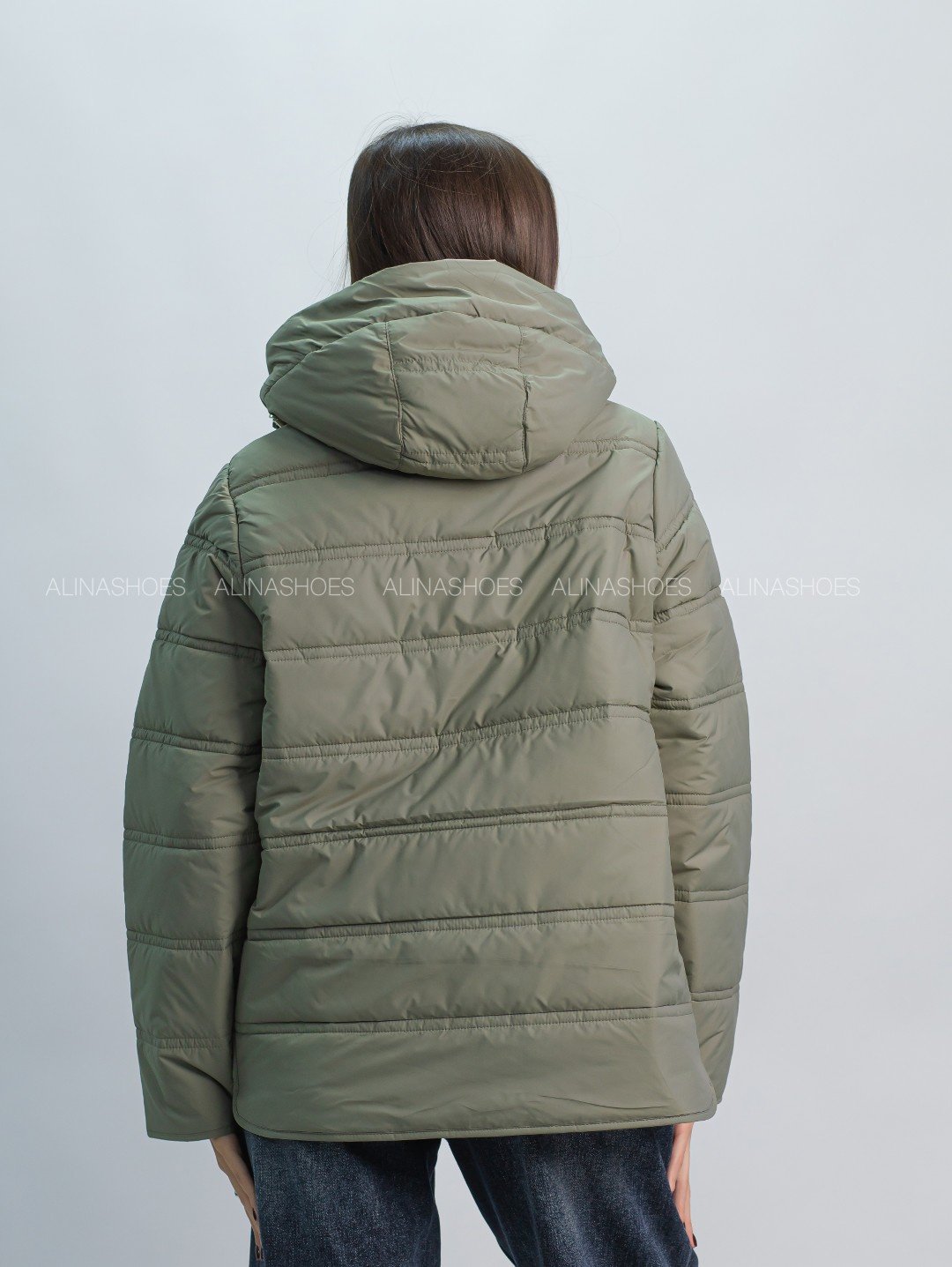 Демисезонная куртка alinashoes хаки купить,NaN