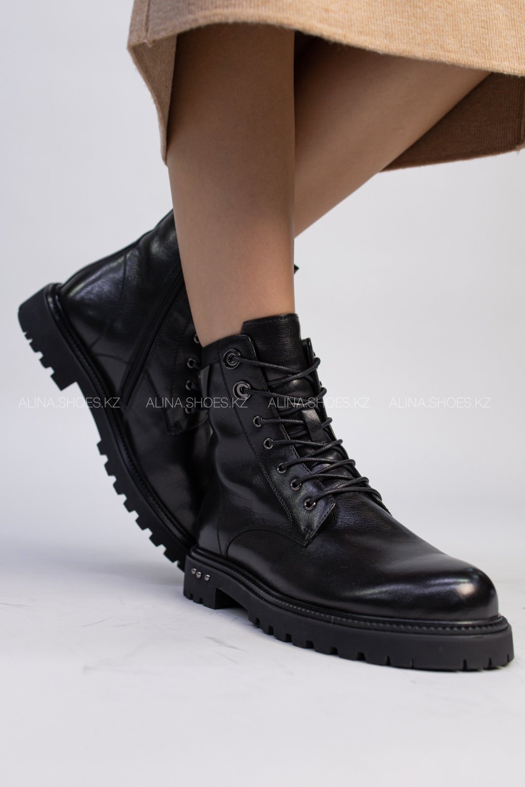 Ботинки alinashoes черный купить,NaN