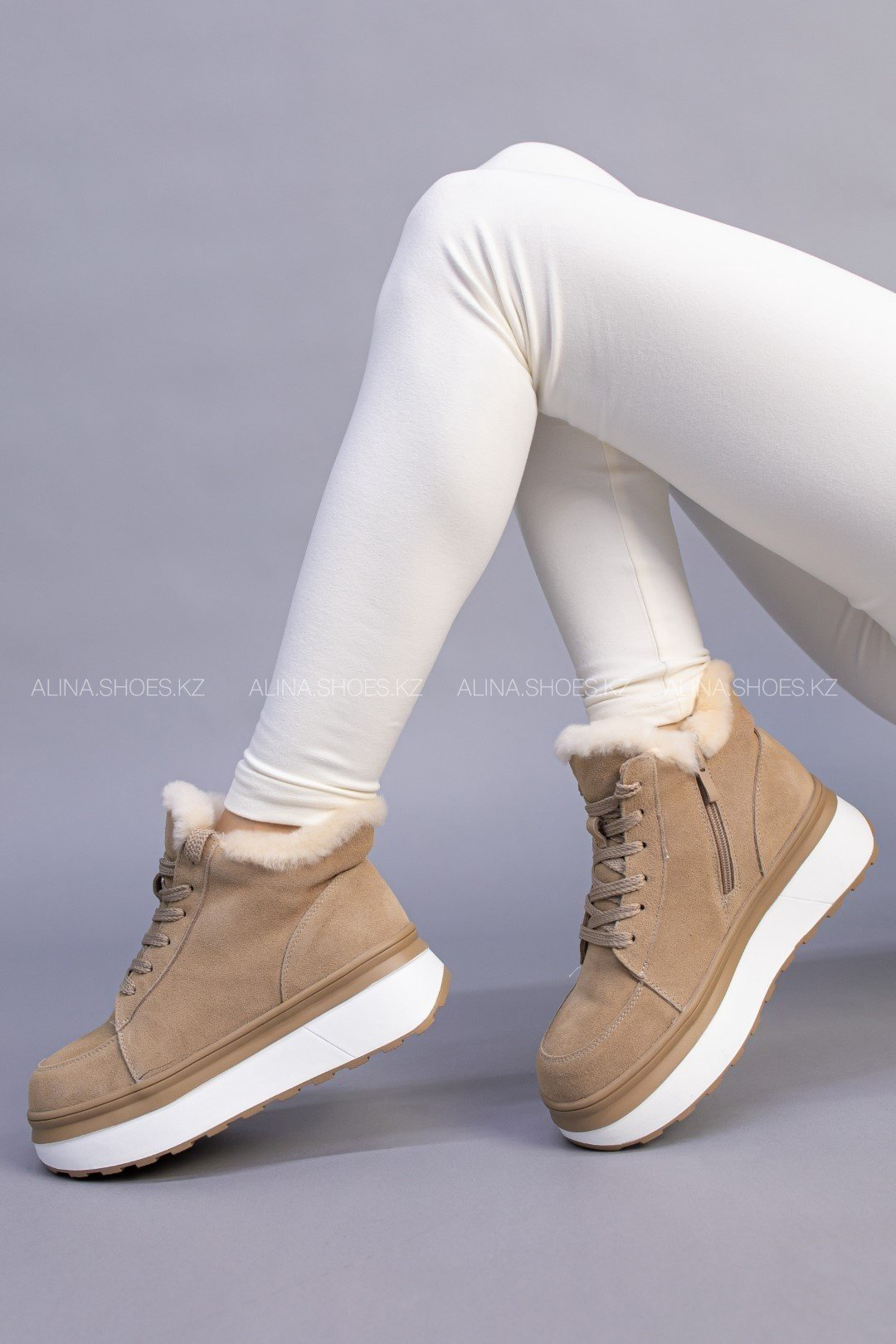 Кроссовки alinashoes бежевый купить,NaN