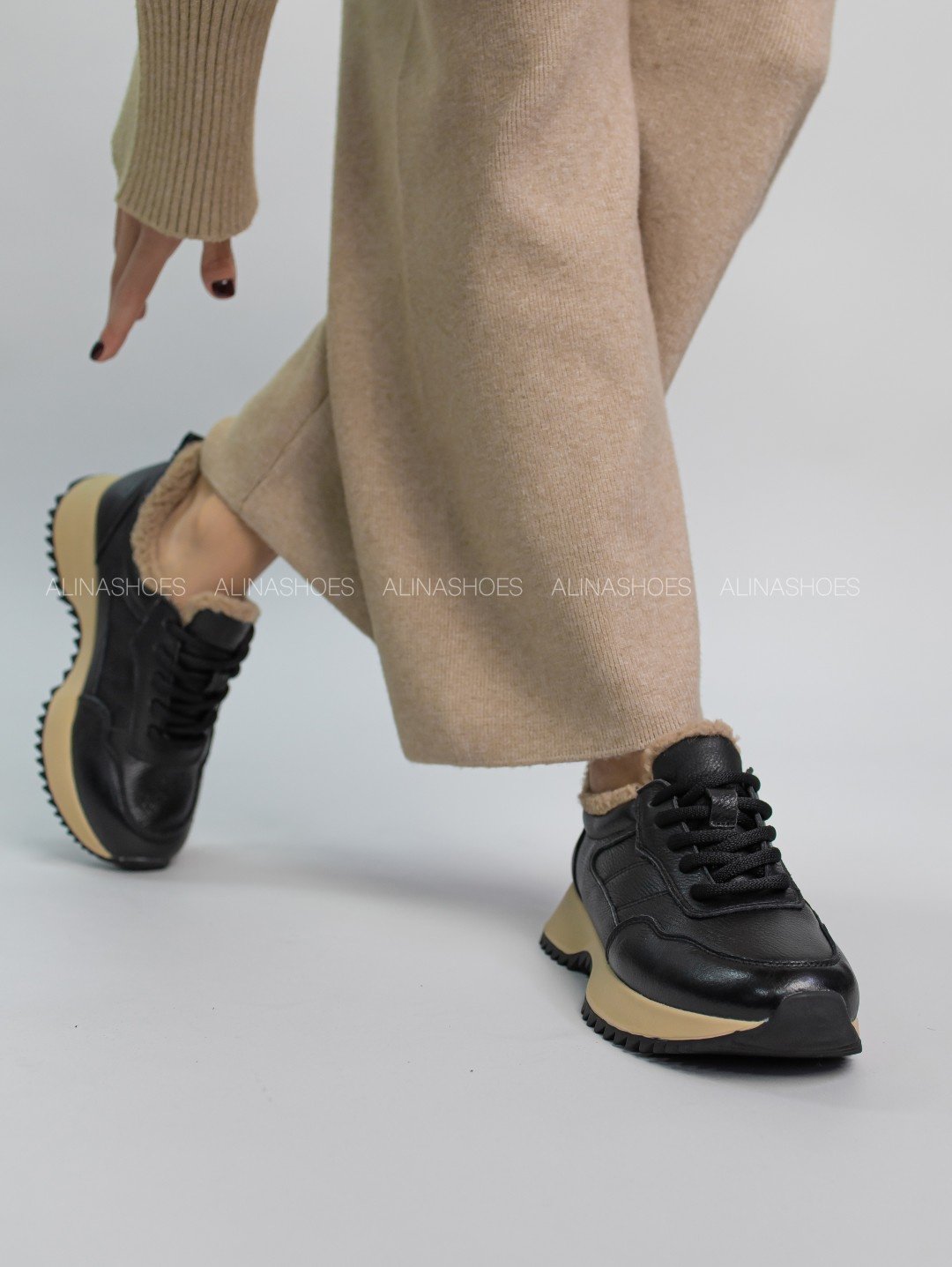 Кроссовки alinashoes черный купить,NaN