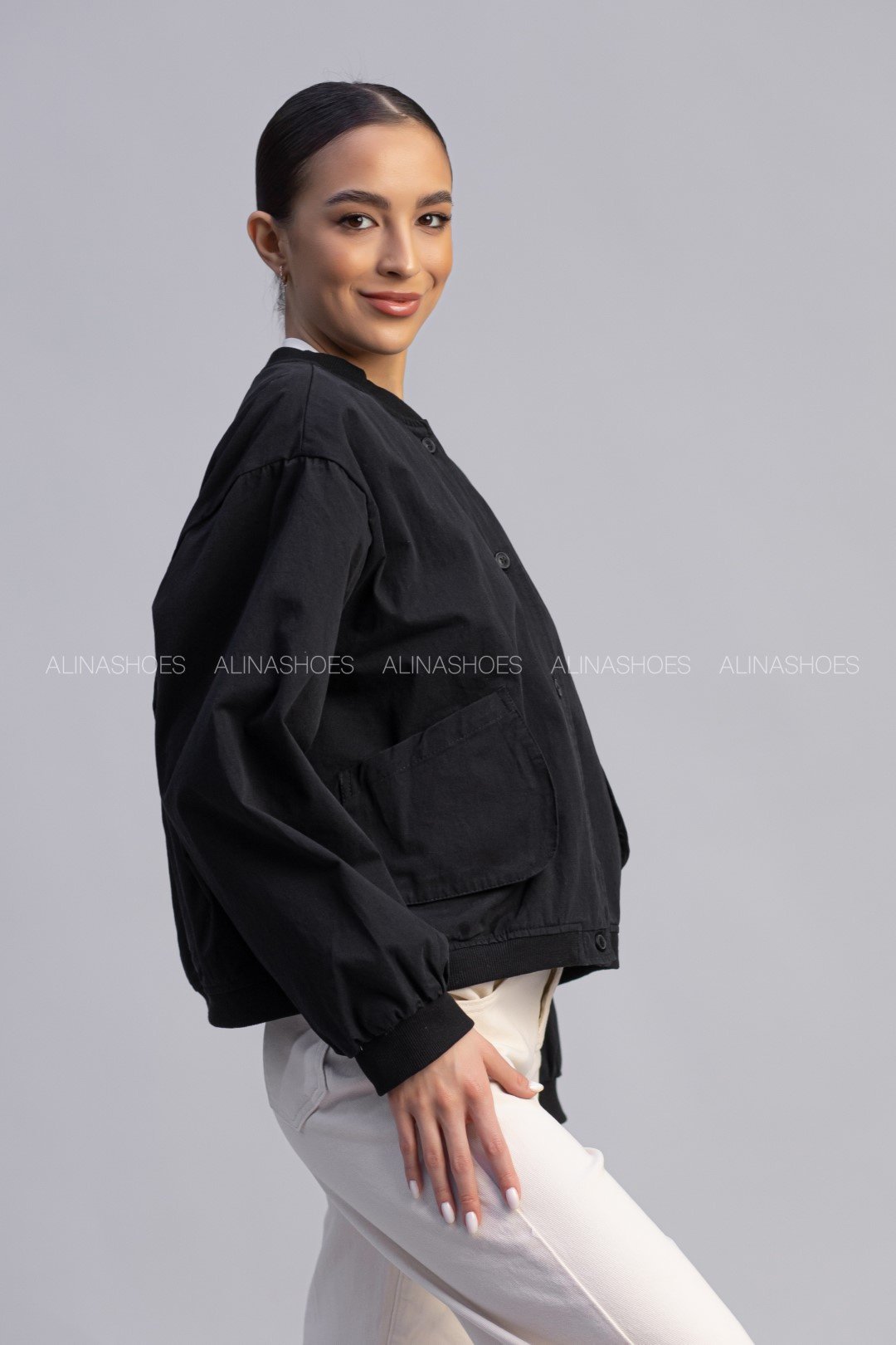 Ветровка alinashoes черный купить,NaN