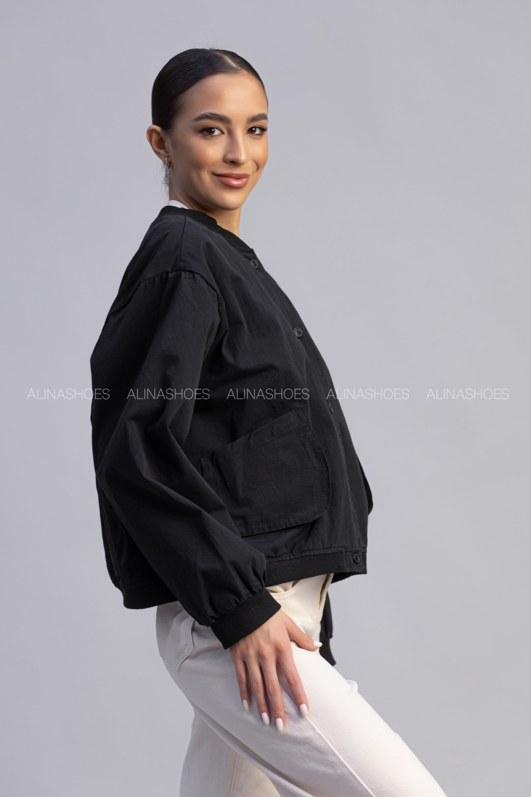 Ветровка alinashoes черный купить,NaN