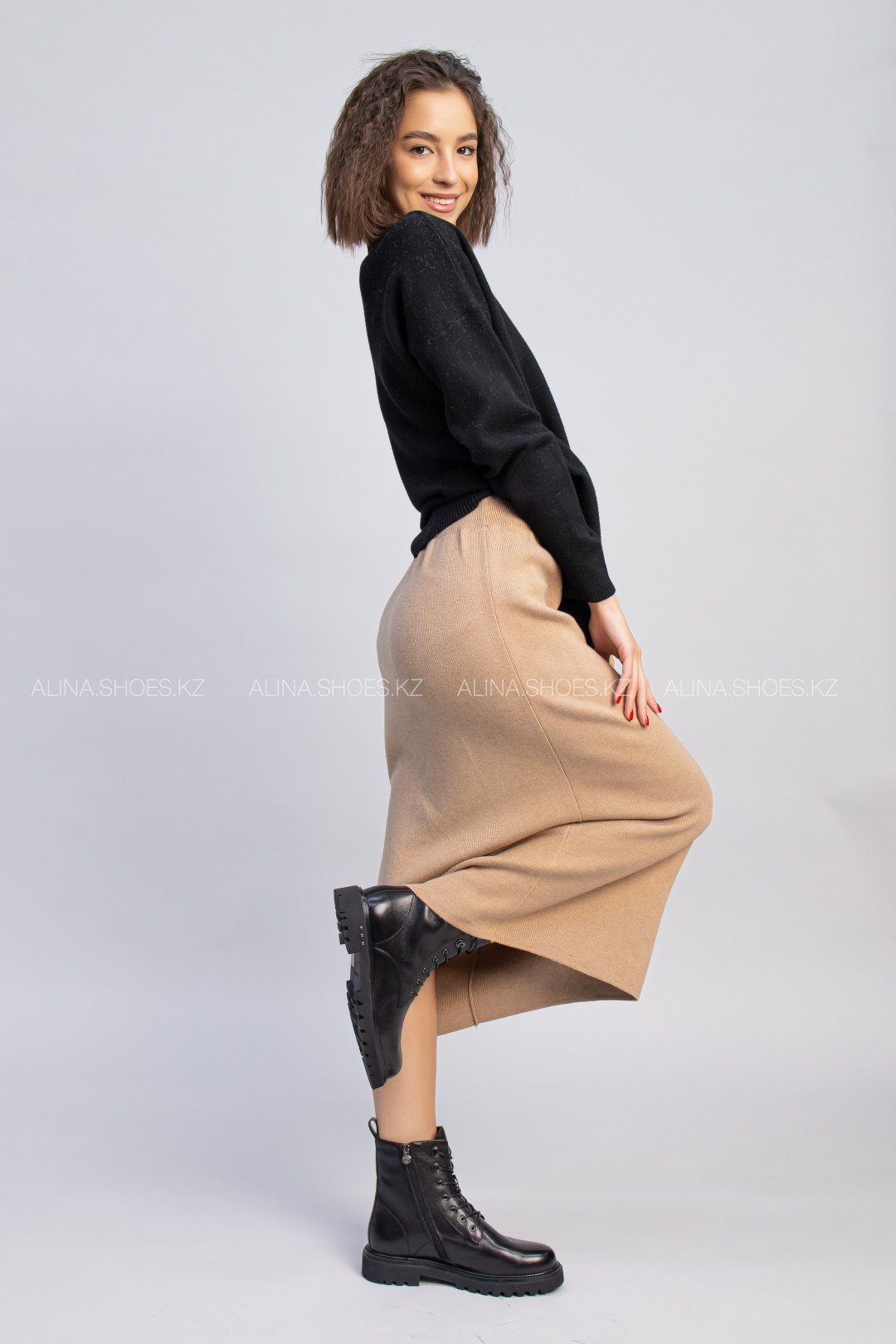 Ботинки alinashoes черный купить,NaN