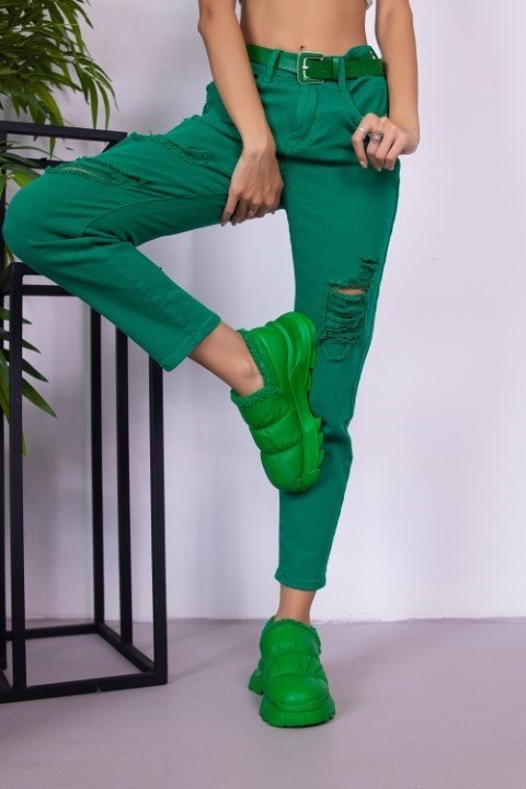 Мокасины alinashoes зеленый купить,NaN