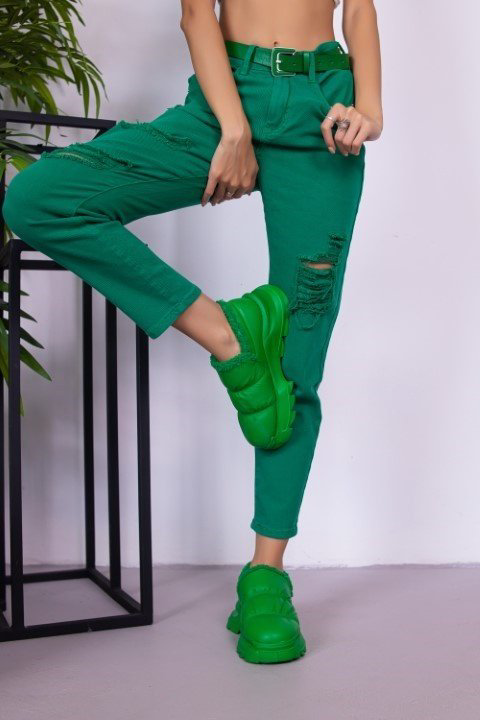 Мокасины alinashoes зеленый купить,NaN
